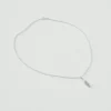 Alba Silver Cardamom Pod Necklace
