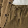 Alfie Garment Dyed Herringbone Pants