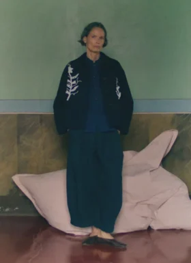 Applique Pea Shoot Jacket