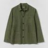 Arlo Overdyed Stripe Cotton Linen Jacket