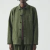 Arlo Overdyed Stripe Cotton Linen Jacket
