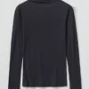 Aster High Neck Wool Lyocell Tee