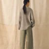 Barrel Leg Organic Cord Pants