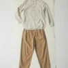 Bill Cotton Canvas Wide Leg Pants