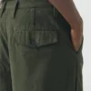 Bill Cotton Canvas Wide Leg Pants