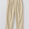 Bill Cotton Canvas Wide Leg Pants