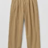 Bill Cotton Canvas Wide Leg Pants