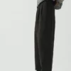 Bill Sketch Check Cotton Wool Pants