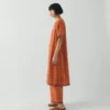 Bistrot Check Cotton Kaftan