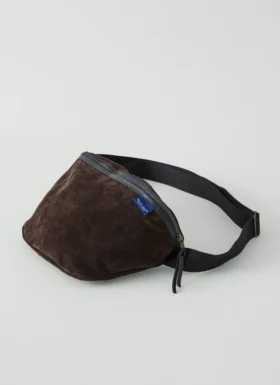 Bleu De Chauffe Large Suede Cross Body Bag