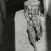 Block Print Patchwork Stripe Dress