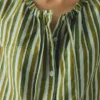 Block Print Sorbet Stripe Top