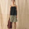 Square Neck Garment Dyed Linen Tank