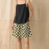 Square Neck Garment Dyed Linen Tank
