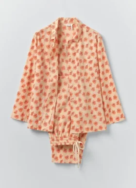 Bloom Print Cotton Pajamas