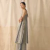 Bolster Stripe Linen Shift Dress