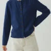 Button Through Cotton Jersey Tee