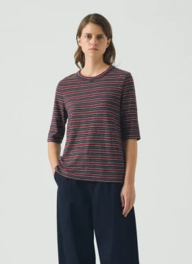 Cleo Stripe Cotton Tee