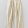 Corinne Cotton Linen Wide Leg Pants