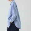 Cotton Oxford Oversized Long Shirt