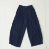 Cotton Twill Wide Leg Pants