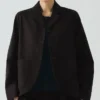 Cotton Wool Herringbone Jacket