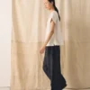 Crinkle Cotton Gauze Top