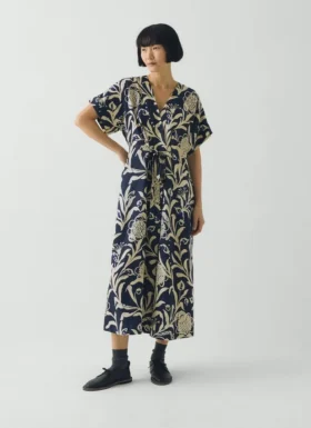 crockery print dress 2 280x385 - Crockery Print Dress
