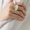 Emily Nixon Quoit Silver Ring