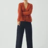 Ffion Wool Cashmere Boxy Cardigan