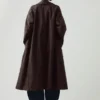 Frankie Waxed Cotton Raglan Coat
