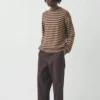 Stripe Alpaca Wool Sweater