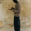 Stripe Alpaca Wool Sweater