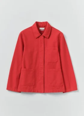 Garment Dyed Cotton Canvas Jacket