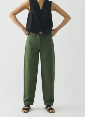 Garment Dyed Cotton Twill Pants