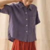 Garment Dyed Lightweight Linen Shirt