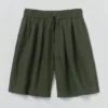Garment Dyed Lightweight Linen Shorts