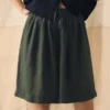 Garment Dyed Lightweight Linen Shorts