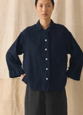 Garment Dyed Linen Shirt