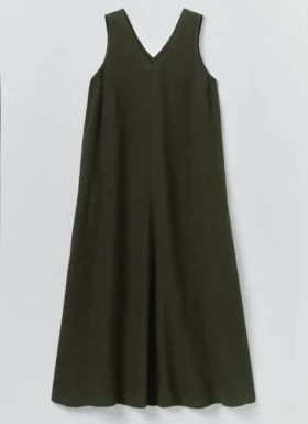 Garment Dyed Linen Sleeveless Dress