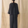 Garment Dyed Linen Top