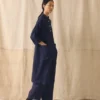 Garment Dyed Linen Tunic Dress