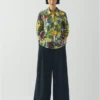 Gia Sketched Fruit Print Shirt