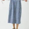 Gingham Check Cotton Dress