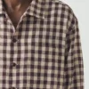 Gingham Cotton Linen Shirt