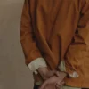 Grandad Collar Stripe Pullover Shirt
