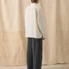 Half Placket Linen Shirt