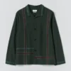 Hand Embroidered Stripe Cotton Jacket