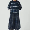 Hand Framed Shibori Knitted Top