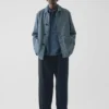 Hickory Stripe Denim Chore Jacket